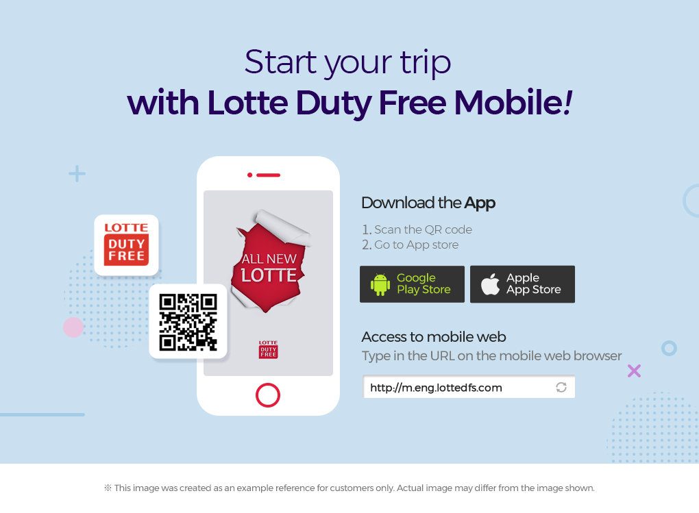 Start your trip with Lotte Duty Free Mobile!