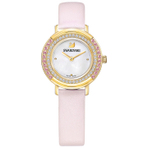 PLAYFUL MINI LEATHER STRAP ROSE MOP PGO 女士手表