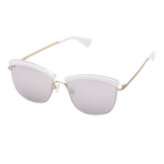 DECO SILVER MIRROR LENS SUNGLASSES 墨镜