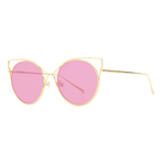 MILKWAY GOLD METAL TINT PINK MIRROR LENS   墨镜
