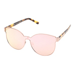 KAREN WALKER STAR SALIOR ROSEGOLD METAL LEOPARD PATTERN CHAMPAGNE COLOR MIRROR LENS 墨镜