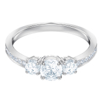 ATTRACT TRILOGY RING RND CZWH RHS 58 戒指