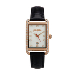 STYLE SWING LEATHER WATCH BLACK 手表