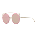 REO PINK SILVER METAL PINK MIRROR LENS REO   墨镜