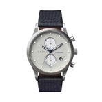 SHADE LANSEN CHRONO-NAVY CANVAS CLASSIC TAN/SILVER 手表