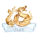 CHINESE ZODIAC DRAGON 水晶摆件