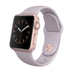 APPLE WATCH SPORT 38mm ROSE GOLD ALUMINIUM CASES AND LAVENDER SPORTS BAND 苹果智能手表