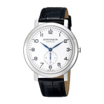 ROMANSON MENS LEATHER WATCH TL7A09MMBWA1R3 男士手表