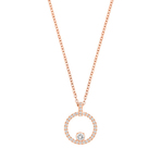 CREATIVITY PENDANT CIR CRY ROS 项链