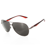 PU0062SA 003 RUTHENIUM RED SMOKE  男士墨镜