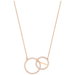FLASH NECKLACE SML CRY ROS 项链