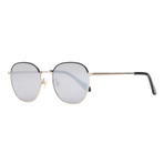 LEAN BLACK SILVER METAL SILVER MIRROR LENS  墨镜