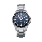 KHAKI NAVY SCUBA BLK BLK BEZEL BRAC 男士手表