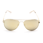 SUNGLASSES DROP TOP GOLD LENS  墨镜