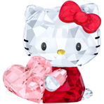 HELLO KITTY PINK HEART 水晶