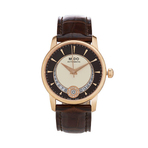 BARONCELLI LR A PINK L BROWN SILVER+DIAM 手表