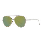 GUN METAL GOLD MIRROR LENS H 906   墨镜