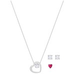 LOVE:SET CZWH RHS   项链耳饰套装