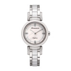 ROMANSON WOMENS CERAMIC WATCH RM8A10QLWWM1R1 女士手表