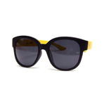 SUNGLASSES HIBARI BLACK YELLOW 墨镜