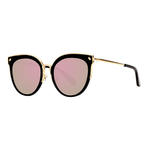 SHADOWCAT BLACK GOLD METAL PINK MIRROR LENS  墨镜