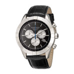 ROMANSON MENS LEATHER WATCH TL8A12HMBWA3R5 男士手表