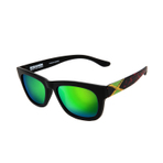 TO301 BLACK+JAMAICA+RED PRINTING GREEN MIRROR LENS 墨镜