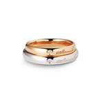 G1997D400 2 COUPLES RING FOR WOMEN  女款情侣戒指 11号