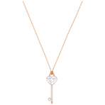 MELT YOUR HEART PENDANT KEY CRYDTL ROS 项链
