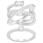 GRAY RING SET CZWH RHS 52 戒指