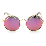 SUNGLASSES WILD CHILD PINK MIRROR LENS  墨镜