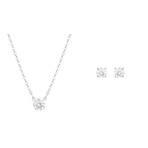 ATTRACT SET RND CZWH RHS (项链+耳饰）套装