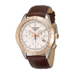ROMANSON MENS LEATHER WATCH TL8A12HMNJASR5 男士手表