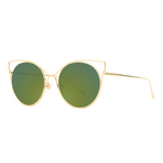 MILKWAY GOLD METAL GREEN MIRROR LENS   墨镜