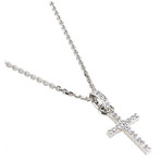 MINI CROSS PENDANT CRY RHS 项链