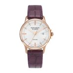 ROMANSON WOMENS LEATHER WATCH CB5A10LYVRA1R2 女士手表