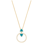 LABYRINTH NECKLACE RND DMUL GOS 项链