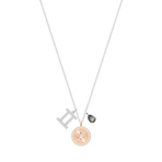 ZODIAC PENDANT GEMINI CRYSINI RHS 项链