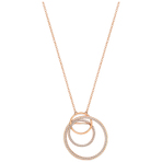 FLASH NECKLACE MED CRY ROS 项链