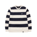 WIDE STRIPE SWEATSHIRT 1601 男士上衣 NAVY