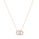 STONE NECKLACE DOUBLE SILK CRY ROS 项链