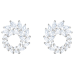 LOUISON PE HOOP CZWH RHS 耳饰