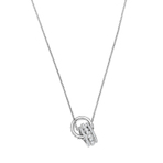 FURTHER PENDANT DOUBLE CZWH CRY RHS 项链