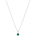 ATTRACT TRILOGY PENDANT RND CZEM RHS 项链