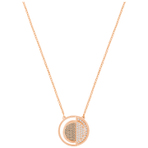 HILLOCK PENDANT RND CRY ROS   项链
