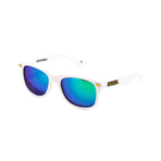 HORIZON SUNGLASSES WHITE/EMERALD 墨镜