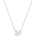 ICONIC SWAN NECKLACE MP CRYWHITE RHS 项链
