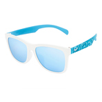 LK7001-C08 WHITE+BLUE PATTERN+BLUE MIRROR LENS 儿童墨镜