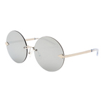 DISCO CIRCUS SILVER MIRROR LENS SILVER METAL  墨镜