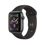 APPLE WATCH SERIES 4 GPS, 40mm SPACE GRAY ALUMINUM CASE AND BLACK SPORT BAND 智能手表